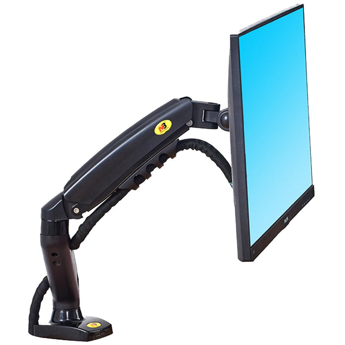 North Bayou F80 Full Motion Swivel Arm Gas Strut LED Monitor TV Desk Mount Stand for 17-30" Display