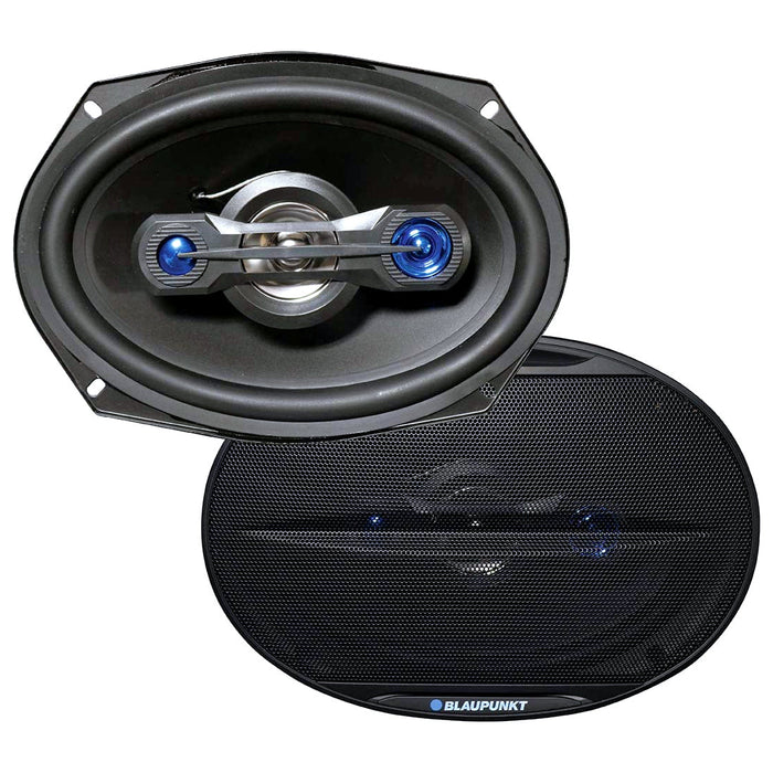 Blaupunkt GTX691 6" x 9" 700 Watts 4-Way Coaxial Speakers for Car Audio (pair)
