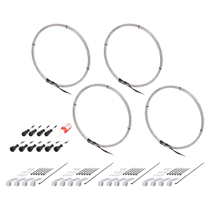 Heise HE-RGBW1-W17 17" LED Wheel Light Set IP68  For RGBW-CB1