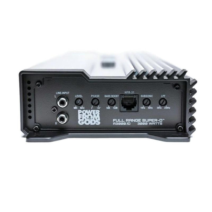 Hifonics A3000.1D ALPHA Compact 3000 Watt 1 Ohm Stable Monoblock Car Amplifier