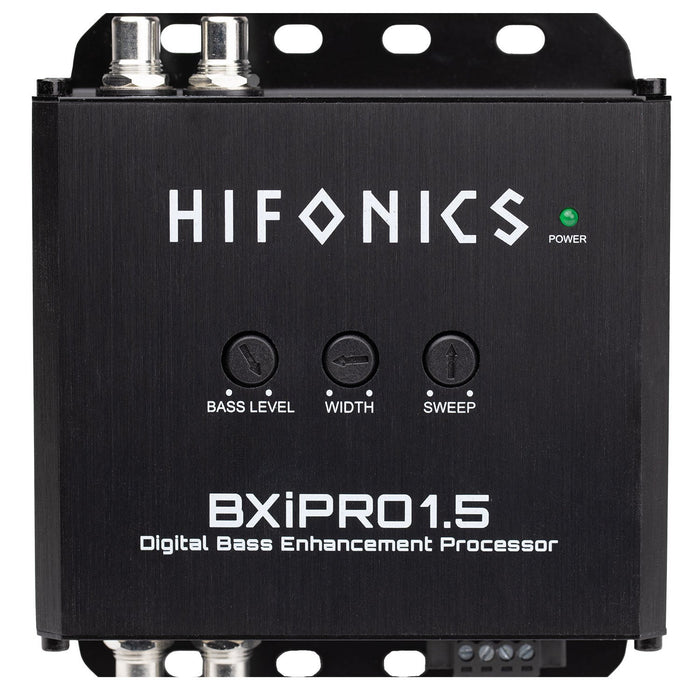 Hifonics BXIPRO1.5 Digital Bass Enhancer Processor with Dash Mount Remote Control