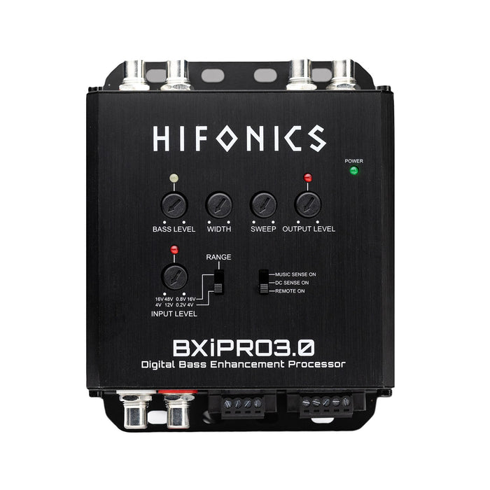 Hifonics BXIPRO3.0 Digital Bass Enhancer Processor with Dash Mount Remote Control