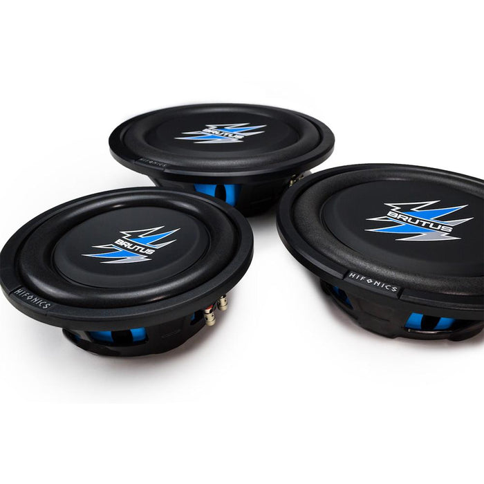 Hifonics BXS12D4 12" Shallow Mount Dual 4-Ohm 500 Watt Power Subwoofer (Each)