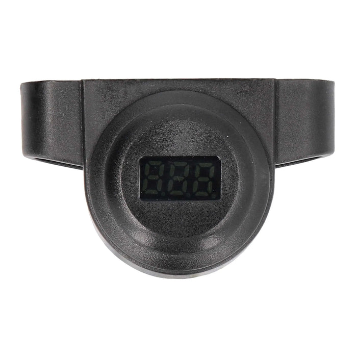 Universal Flush Mount Voltage Meter with 22mm Hole - Retail Pack