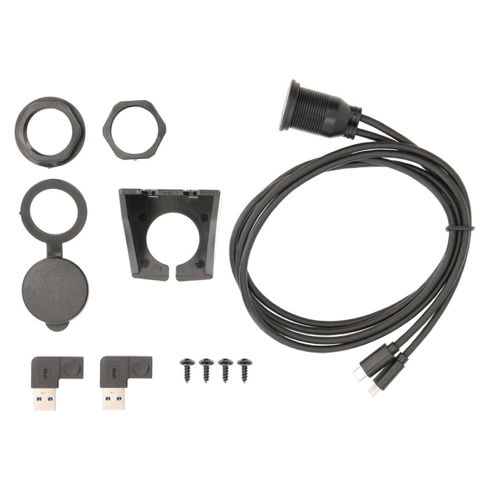 The Install Bay IBR113 Dual USB-C Charge And Data Flush Mount