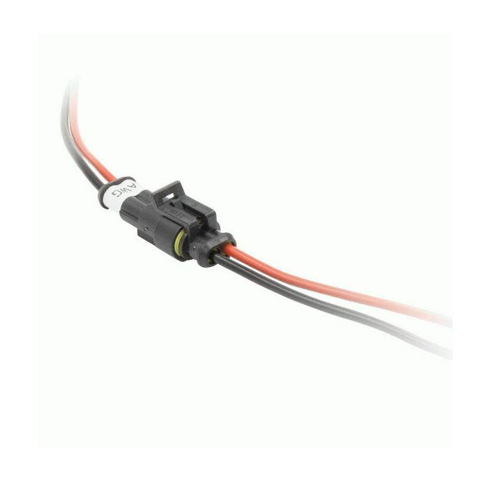 The Install Bay IBWTH12 12 Gauge 2C Plug in Water Resistant Connectors - Each