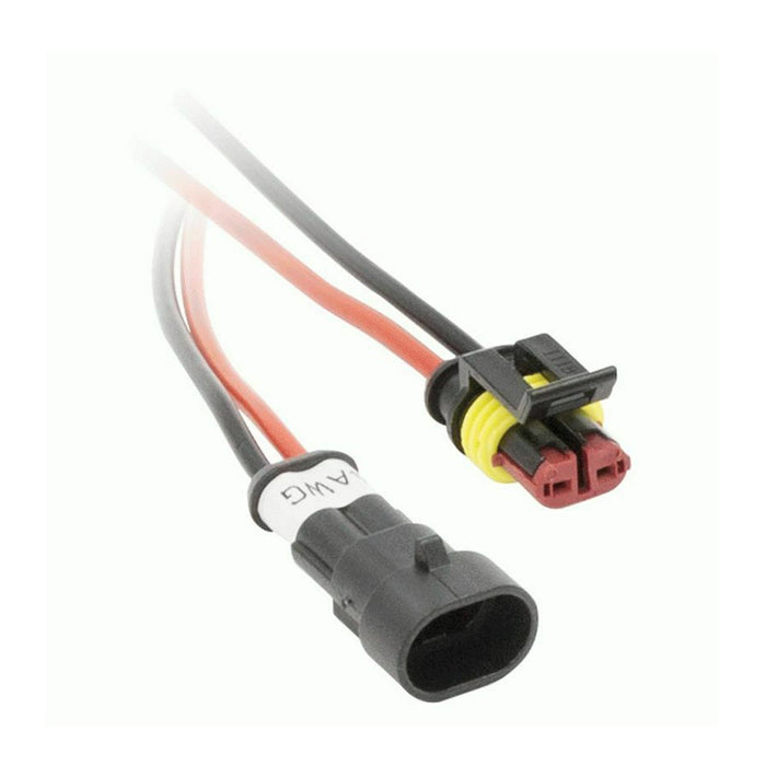 The Install Bay IBWTH16 16 Gauge 2C Plug in Water Resistant Connectors - Each