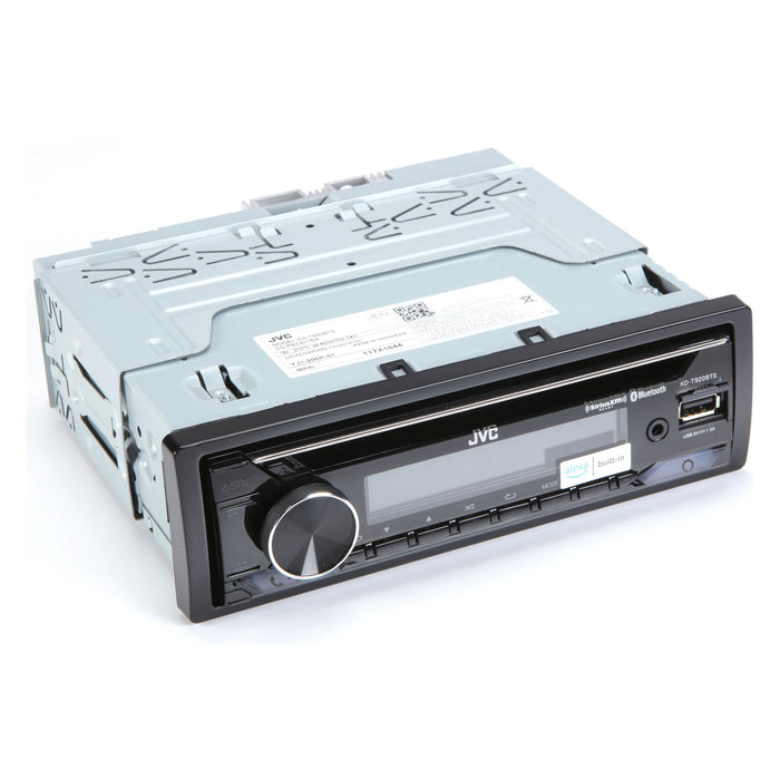 JVC KD-T920BTS Single DIN CD Receiver Apple CarPlay Amazon Alexa Bluetooth USB AM/FM Car Stereo