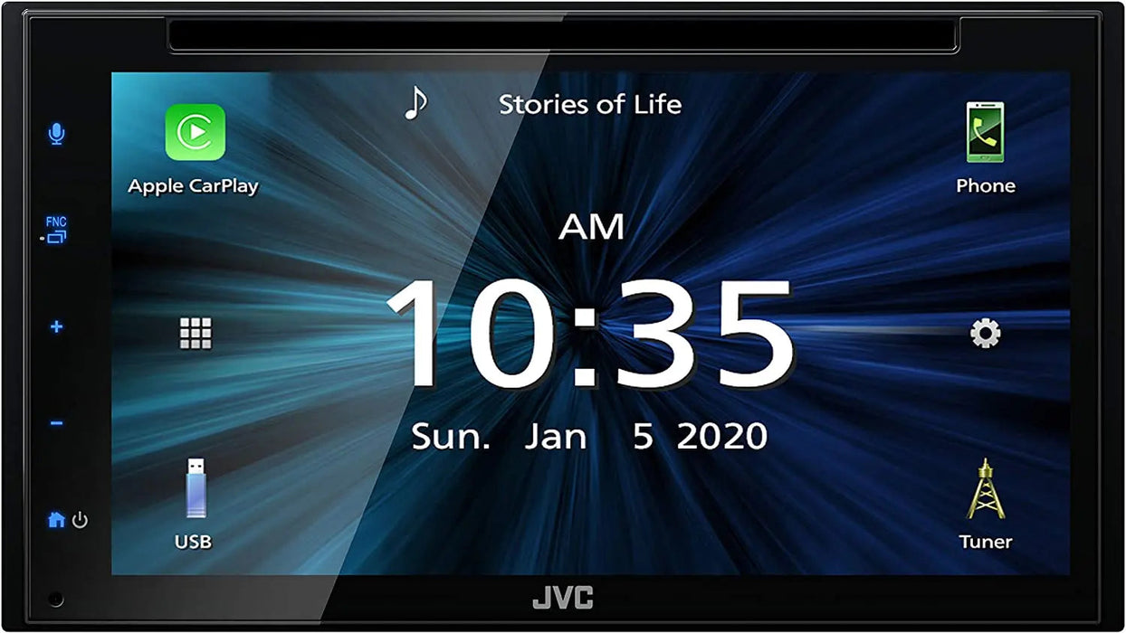 JVC KW-V660BT 6.8 Touchscreen DVD Receiver with Apple CarPlay Android —  BSA Trading Inc