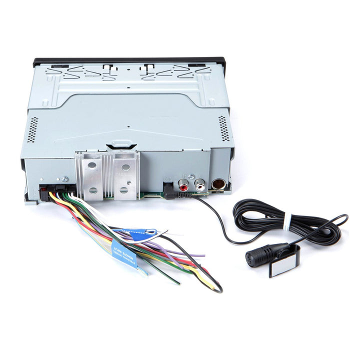 JVC KD-T710BT Single Din In-Dash Digital Am/Fm/Cd/BT/USB Receiver w/ Alexa & Spotify