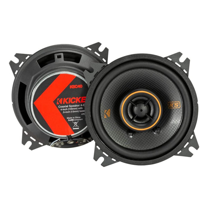 Kicker 47KSC404 KS Series 4" 2-way 150W Max Power Car Speakers (Pair)