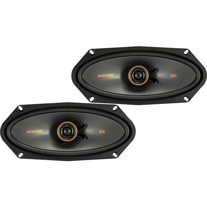 Kicker 47KSC41004 KS Series 4"x10" 2-way 150W Max Power Car Speakers (Pair)