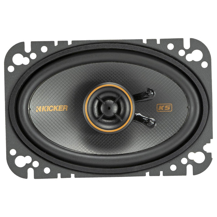 Kicker 47KSC4604 KS Series 4"x6" 2-way 150W Max Power Car Speakers (Pair)