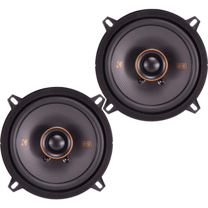 Kicker 47KSC504 KS Series 5-1/4" 2-way 150W Max Power Car Speakers (Pair)