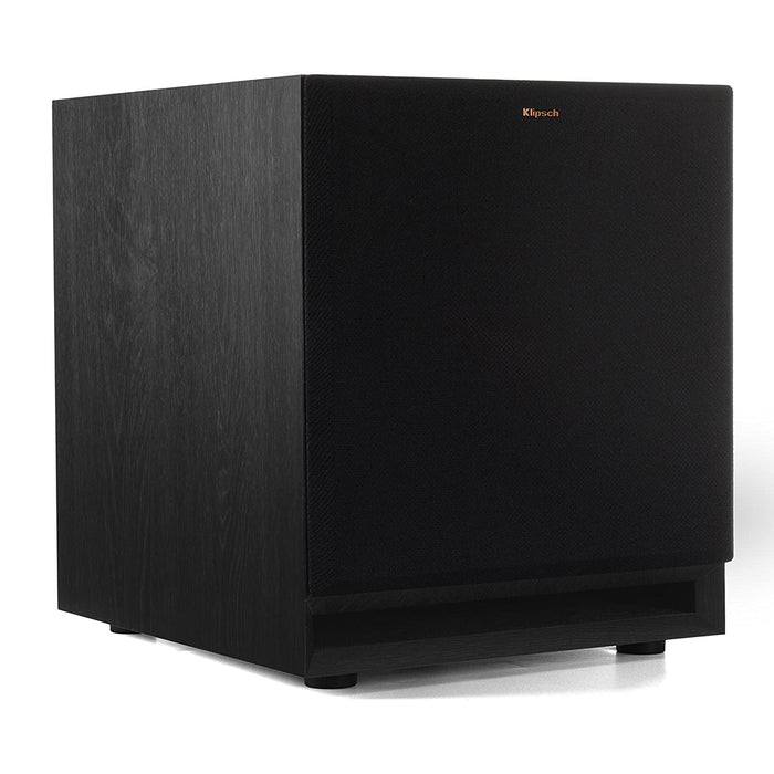 Klipsch SPL-100 10" 450 Watts Home Audio Powered Subwoofer with Built-In Class D Amplifier Black