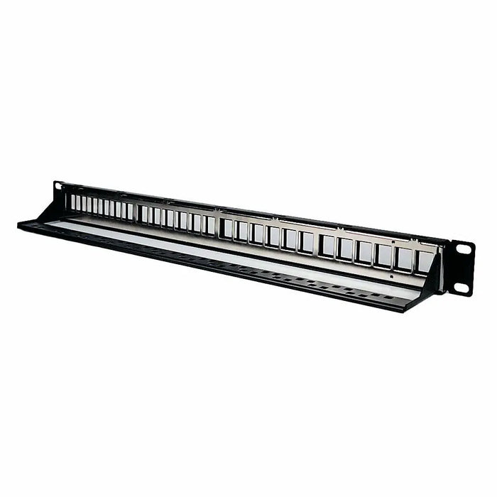 CAT5E CAT6 UTP 24 Port Network LAN Blank Patch Panel 1U with Cable Management