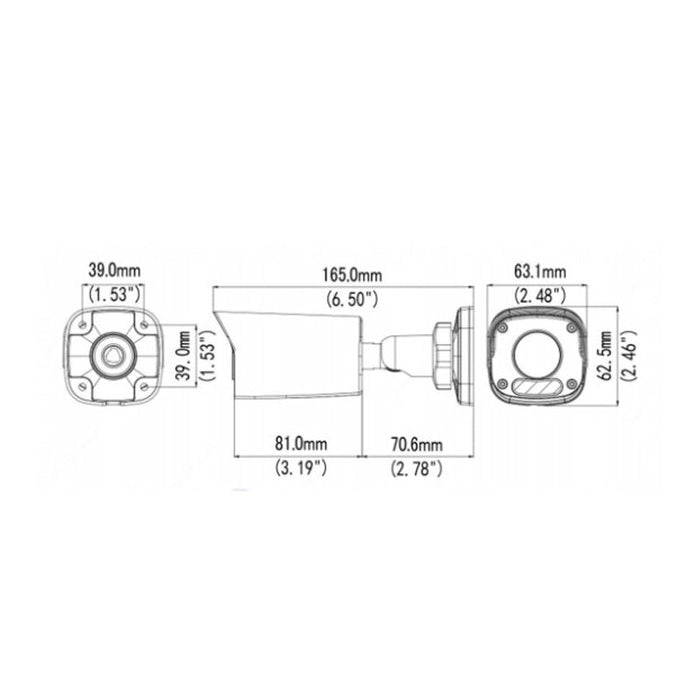 LTS VSIP8442W-28MA 4mp InfraRed Outdoor Mini Bullet Network (IP) Security Camera