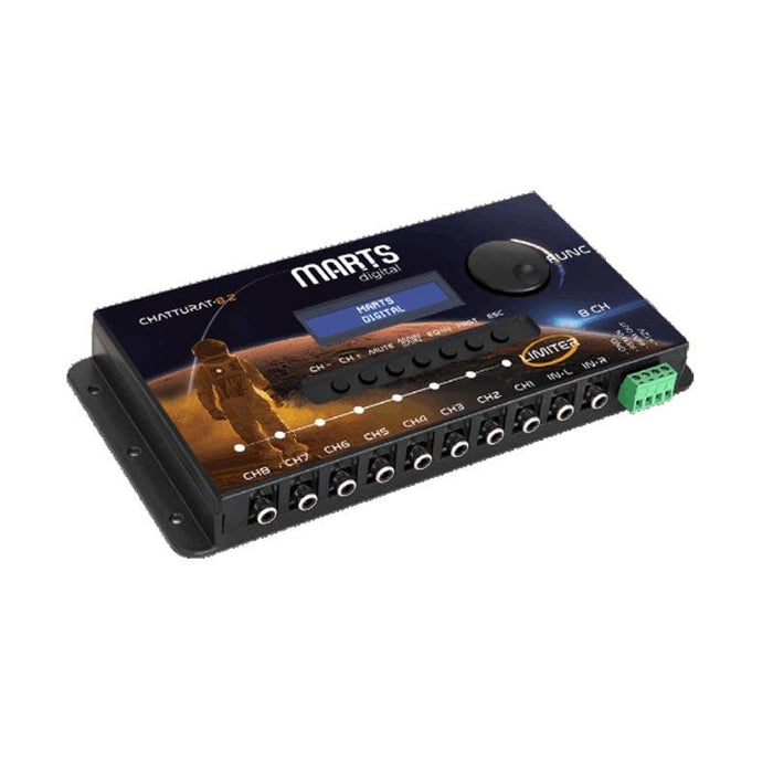 8-Channel Processor 15 Bands Parametric Equalizer Digital EQ with Bluetooth Interface