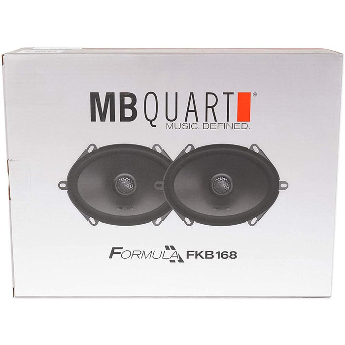 MB Quart FKB168 Formula Series 5"x7"/ 6"x8" 100W Max 2-Way Coaxial Speaker Pair