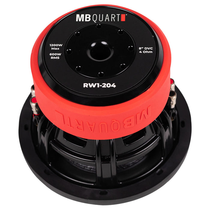 MB Quart RW1-204 Reference 8" mobile 1200 watt Max Power Dual 4 Ohms Subwoofer