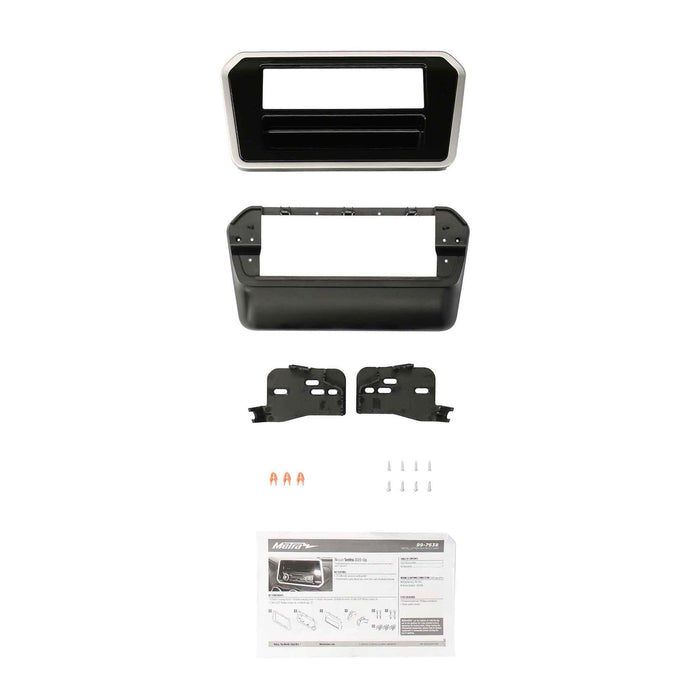 Metra 99-7638 Single DIN Dash Kit for Nissan Sentra 2020-Up (Gloss Black)