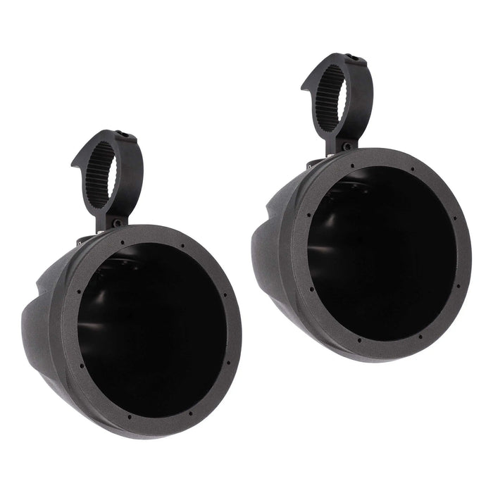 Metra MPS-ULCAN6-5 Universal Unloaded 6.5" Stereo Can Speaker Pods Textured Black (Pair)