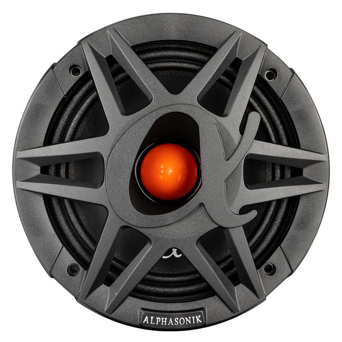 Alphasonik MPRO658 Mayhem Series 6.5" Midrange Speakers 1400W 8 Ohm Neodymium Pair