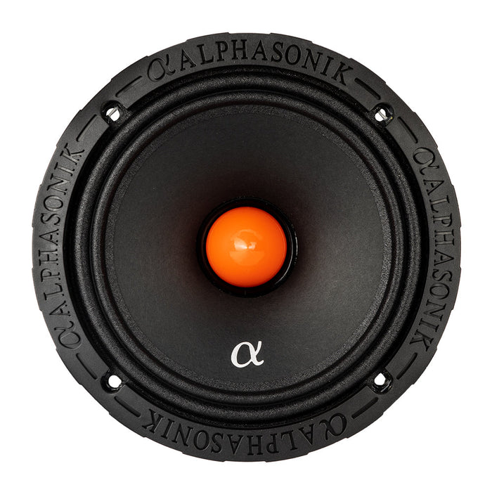 Alphasonik MPRO658 Mayhem Series 6.5" Midrange Speakers 1400W 8 Ohm Neodymium Pair