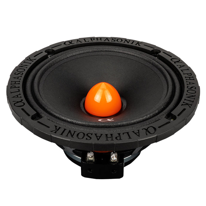 Alphasonik MPRO658 Mayhem Series 6.5" Midrange Speakers 1400W 8 Ohm Neodymium Pair