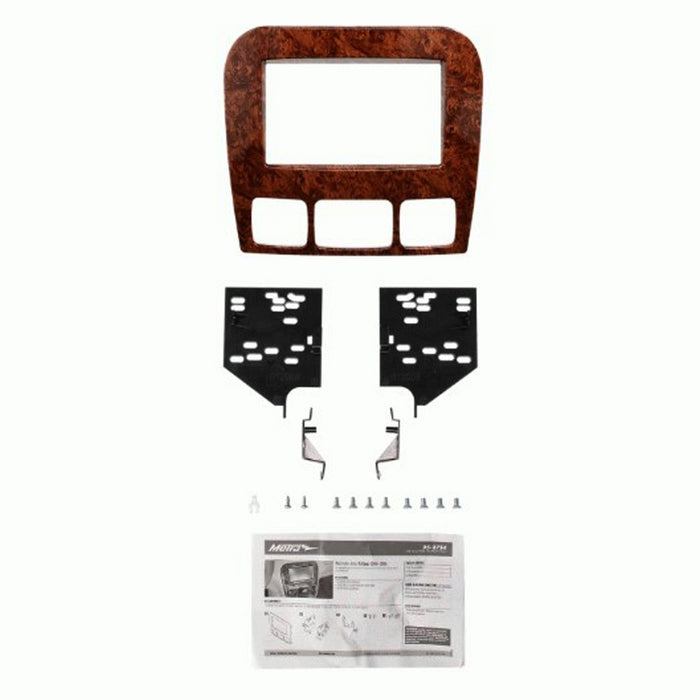 Metra 95-8734W 2DIN Dash Kit for Select 2000-2006 Mercedes Benz S-Class Vehicles