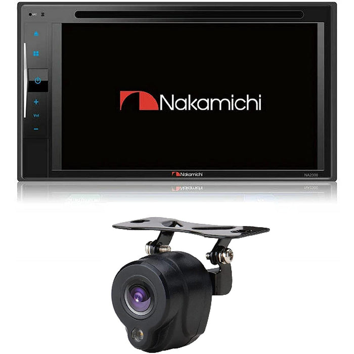 Nakamichi NA2300 6.2" Touchscreen Multi-Media Receiver CD/DVD with NC5L backup camera