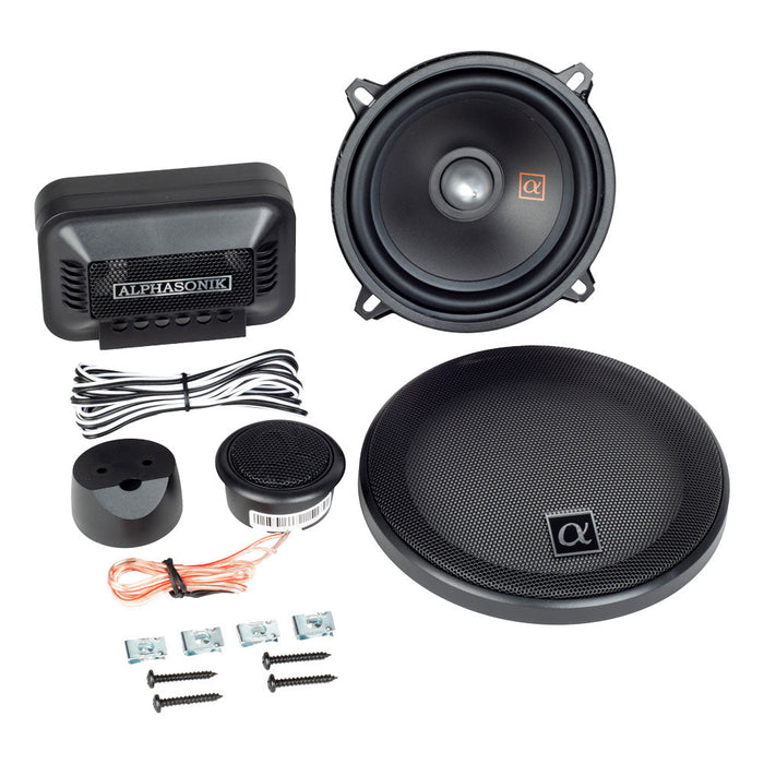 Alphasonik NS500C Neuron Series 5.25" 2 Way 180 Watts Component Speakers