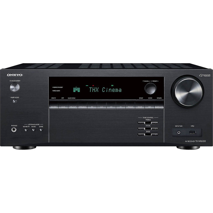 Onkyo TX-NR6100 7.2-channel THX Certified AV Receiver with Dolby Atmos Alexa Compatible