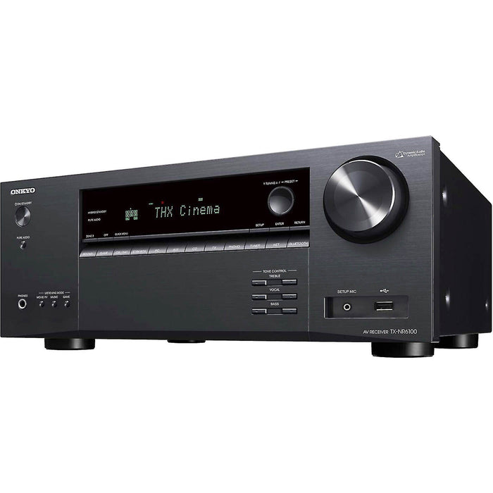 Onkyo TX-NR6100 7.2-channel THX Certified AV Receiver with Dolby Atmos Alexa Compatible