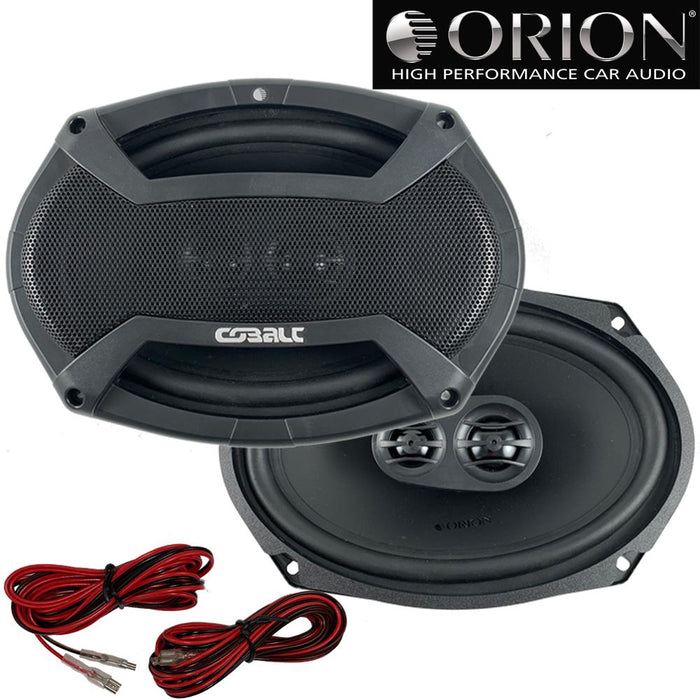 Orion CO693 Cobalt Series 6x9 inch Car Audio 3-Way Coaxial Speakers 400Watts Max