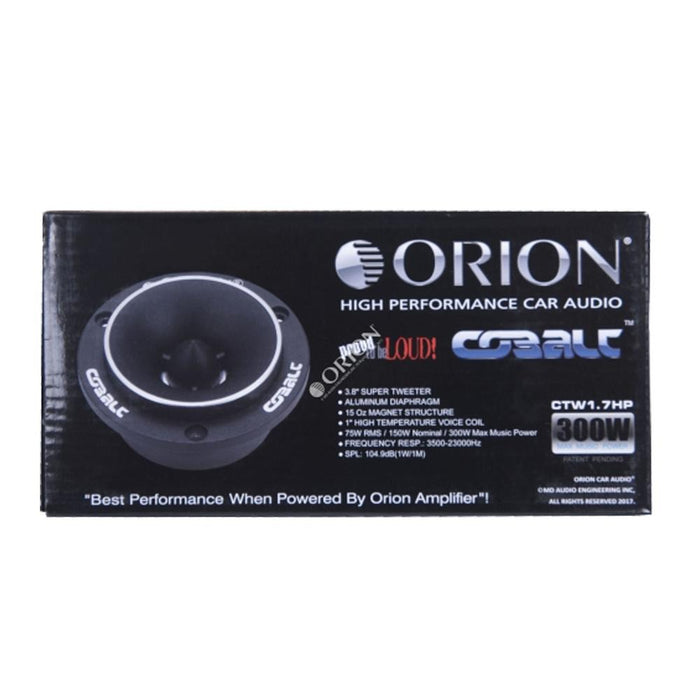 Orion CTW1.7HP Cobalt Series 3.8" 300 Watts Peak Power Car Audio Bullet Tweeters