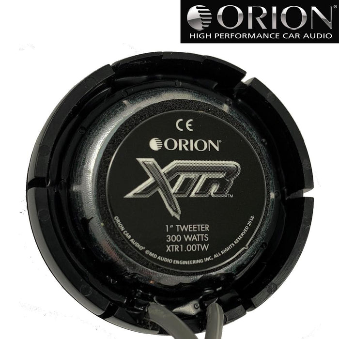 Orion XTR1.00TW 1" Silk Dome Tweeters w/ Surface & Flush Mount Hardware 300W Max
