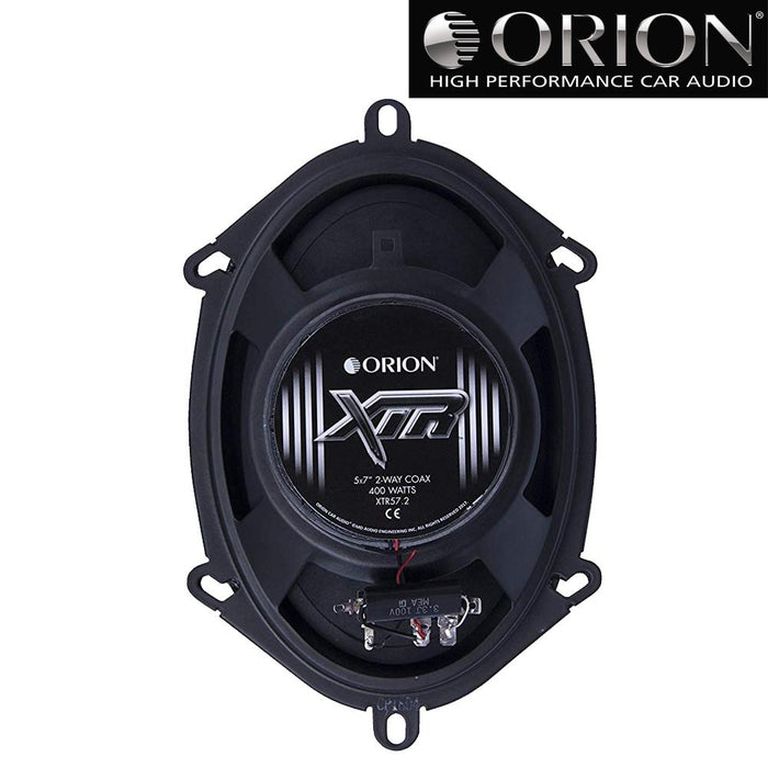 Orion XTR57.2 XTR 5x7 2-Way Coaxial Speakers 400W Super Strontium Ferrite Magnet
