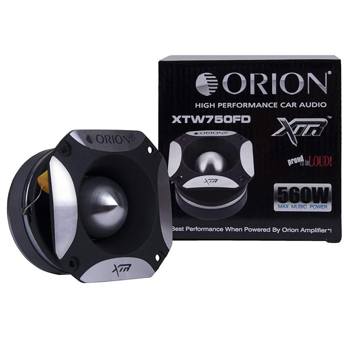 Orion XTW750FD 4.5" XTR Series 560W Max Power 4 Ohms Super Bullet Tweeter (Each)