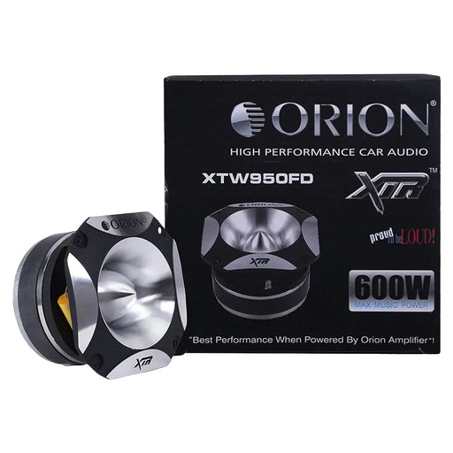 Orion XTW950FD XTR Series 4.5" 600W Max 4 Ohms Aluminum Car Audio Bullet Tweeter (Each) Orion