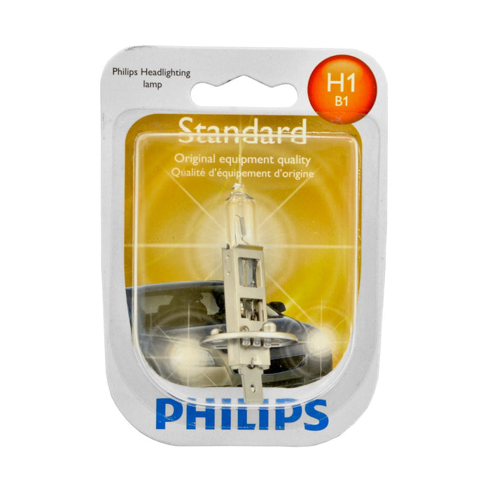 Philips 12258B1 H1 Standard Halogen Replacement Headlight Bulb- Pack of 1