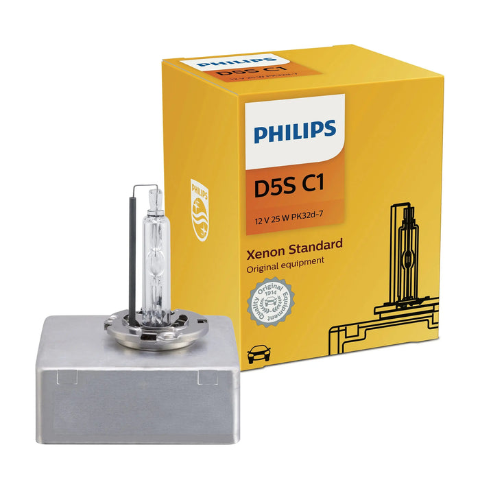 Philips D5S C1 25W 12V Xenon Standard HID Car Automotive Headlight Bulb (Pack of 1)
