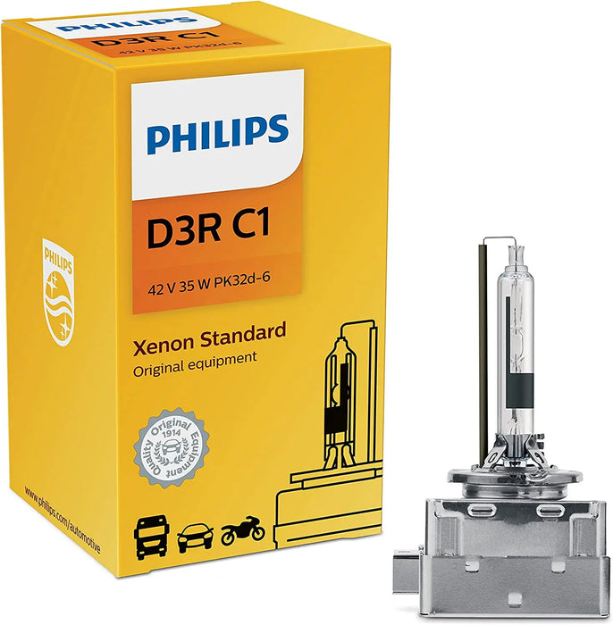 Philips D3R C1 35W 42V Xenon Standard HID Car Automotive Headlight Bulb (Pack of 1)