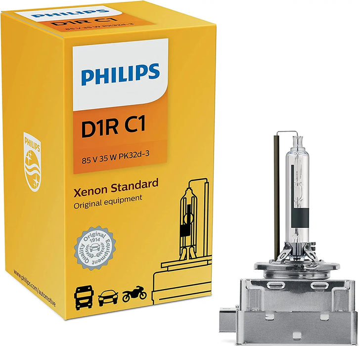 Philips D1R C1 35W 85V Xenon Standard HID Car Automotive Headlight Bulb (Pack of 1)