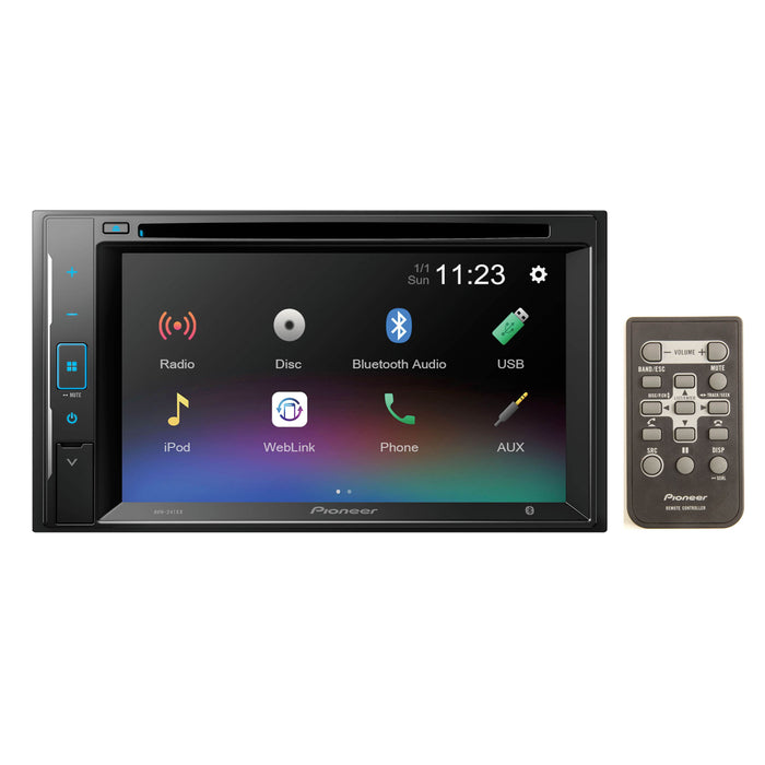 Pioneer AVH-240EX 6.2" Multimedia Resistive Touchscreen DVD Receiver Bluetooth