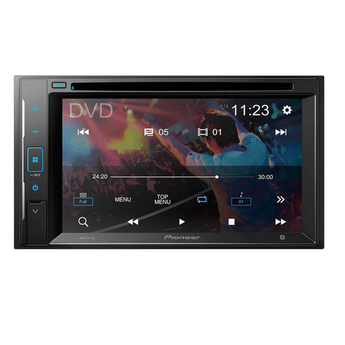 Pioneer AVH-240EX 6.2" Multimedia Resistive Touchscreen DVD Receiver Bluetooth