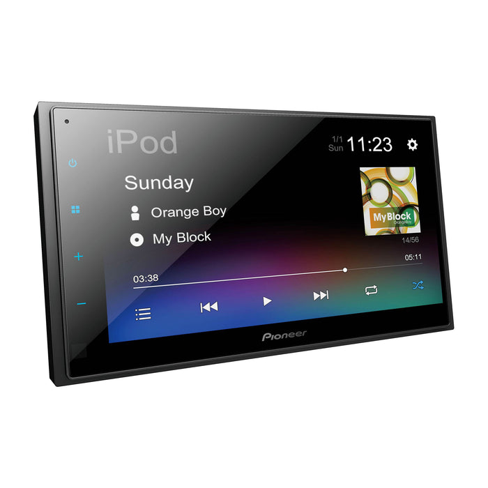 Pioneer DMH-341EX 6.8" Capacitive Touchscreen Digital Media Receiver Bluetooth Amazon Alexa Siri