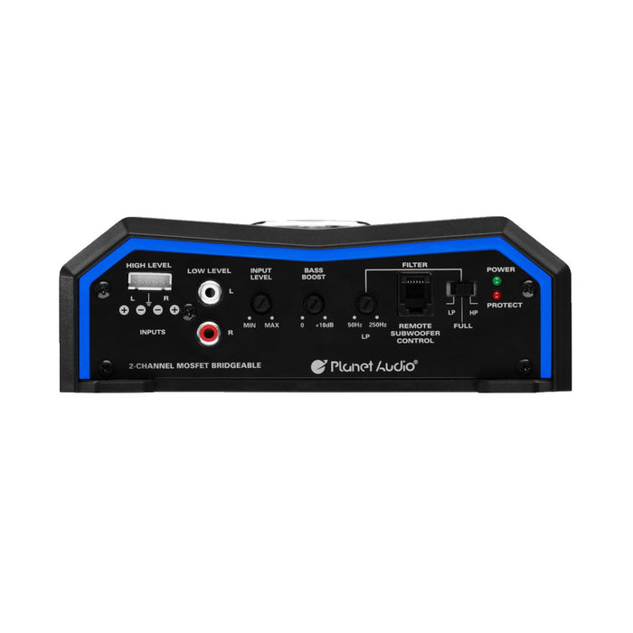 Planet Audio PL3000.2 2-Channel Class AB 3000W High Output Full Range Car Amplifier