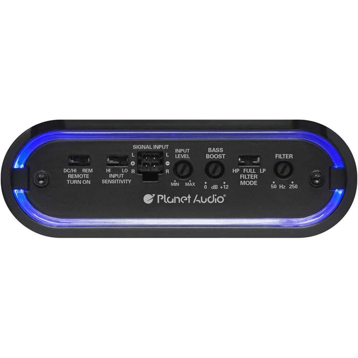 Planet Audio MB600.2D MINI BANG 600W High Output 2 Channel Class D Amplifier