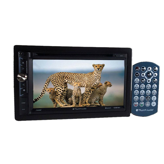 Planet Audio P9695B Double-DIN Stereo Receiver DVD Player 6.75 Touchscreen